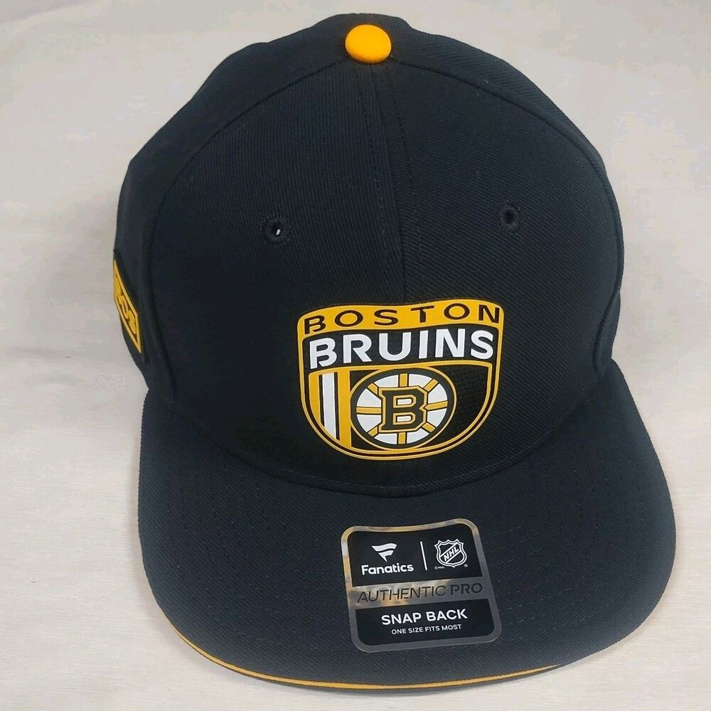 Fanatics Boston Bruins Hat Cap Snapback Adjustable NEW